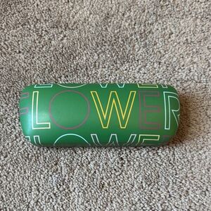 Flower by Drew Barrymore Green Hardshell Eyeglass Case